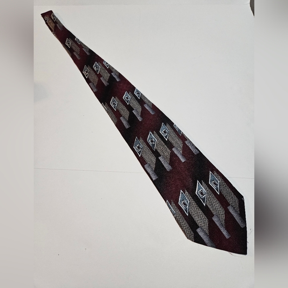 Bill Robin Son Men's 100 % Silk Tie Size 4 x 57 - Picture 5 of 6